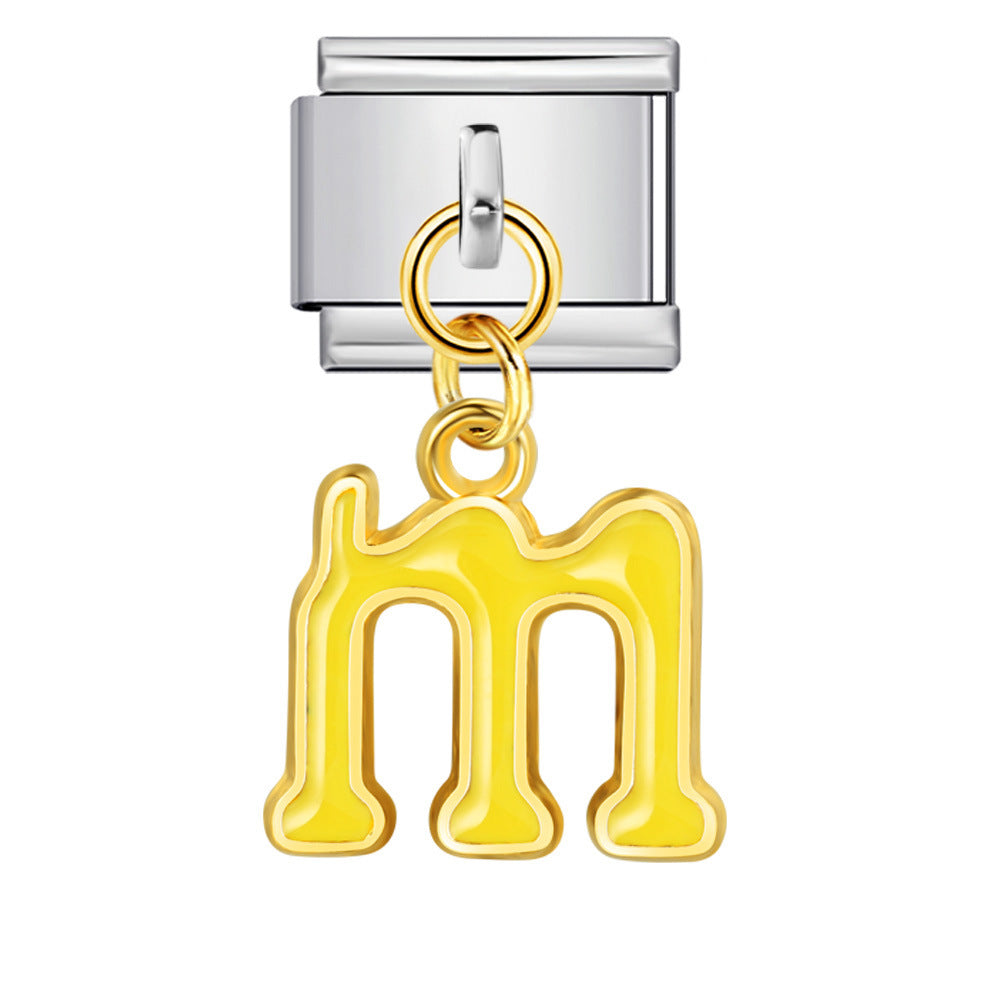 Coloured Dangle Letters